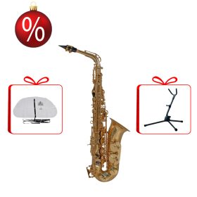  Roy Benson AS-202 alt szaxofon karácsonyi szett állvánnyal és belső törlővel 