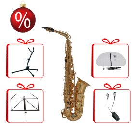   Roy Benson AS-202 alt szaxofon karácsonyi szett állvánnyal, belső törlővel, kottaállvánnyal és kottalámpával
