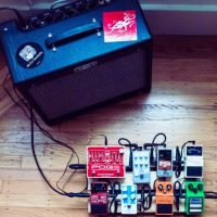 Gitár erősítő, effekt, pedál, kábel