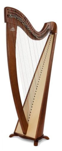 Camac Korrigan kampós hárfa 38 húros/ lever harp netto 2.500 €