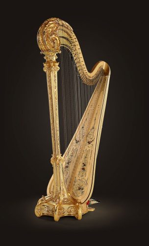 Lyon&Healy Louis XV - prémium pedál hárfa/ premium pedal harp netto 135.000 €